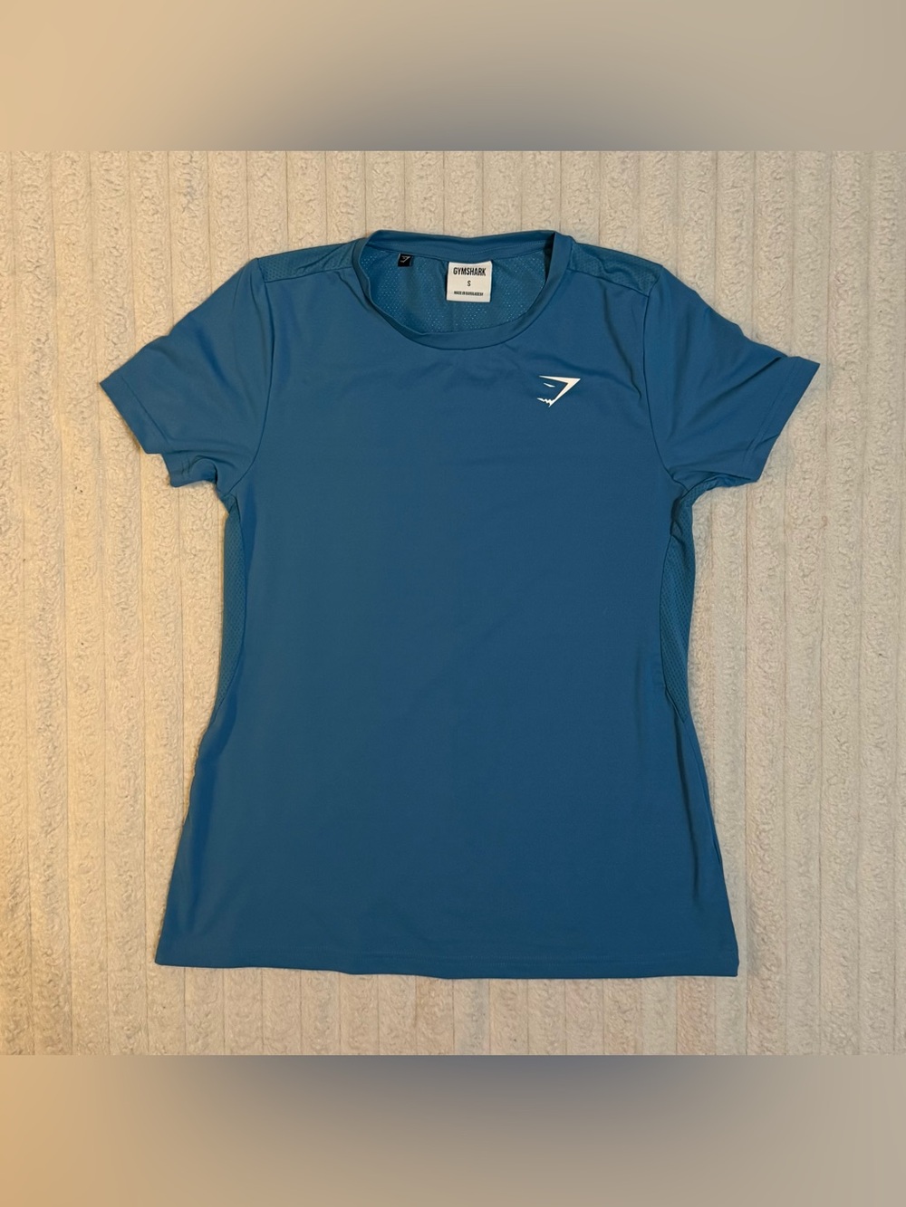 Women’s Gymshark Blue Activewear Tee Shirt S